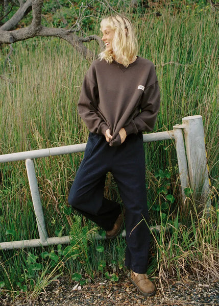Patio Linen Pant - Dark Blue