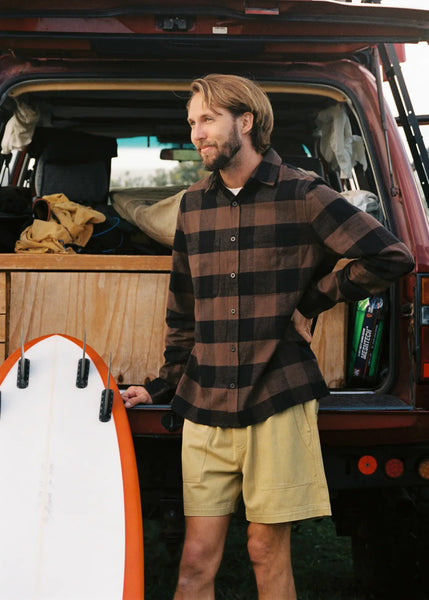 Bob's Flannel Shirt - Brown Multi