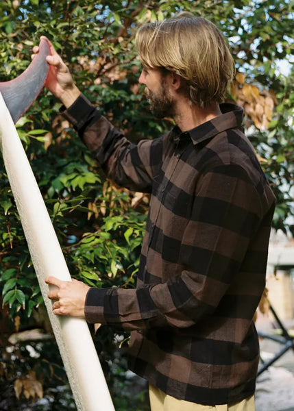 Bob's Flannel Shirt - Brown Multi