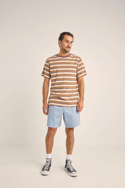 Vintage Stripe SS T-Shirt - Cedar