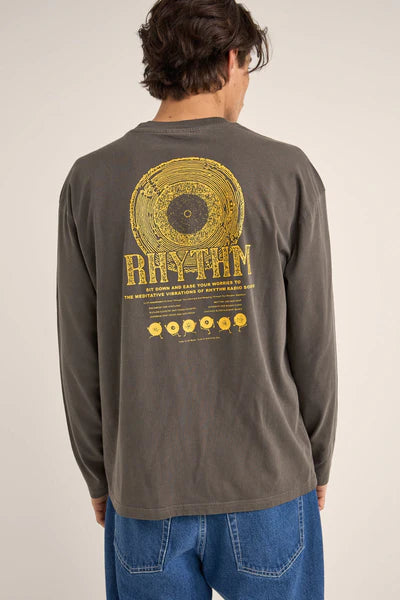 Record Vintage LS Tee - Black