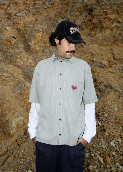 Bats Striped SS Shirt - Fuel