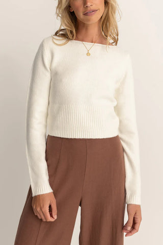 Chloe Knit Sweater - White