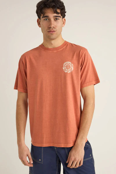 Vortex Vintage Tee - Rust