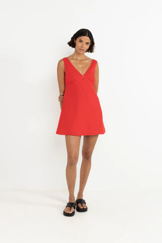 Belle Mini Dress - Red