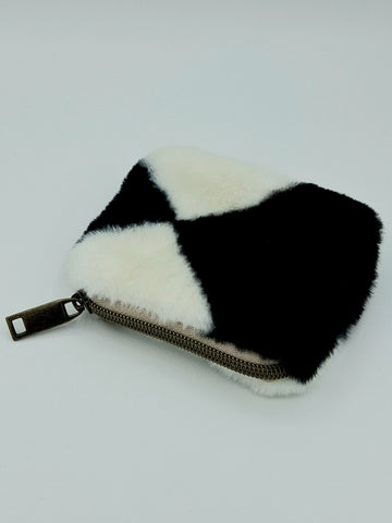 Coin Pouch - Diamond Faux
