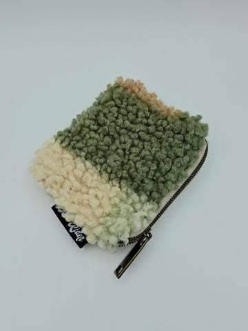 Poodle Coin Pouch - Green Check