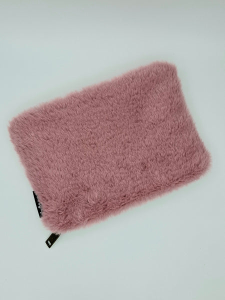Furry Clutch Large - Pink