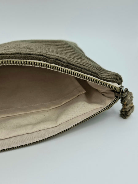 Cord Clutch Large - Olive