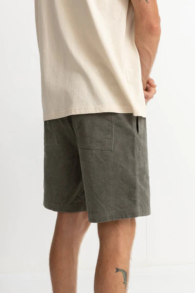 Worn Path Cord Shorts - Fatigue