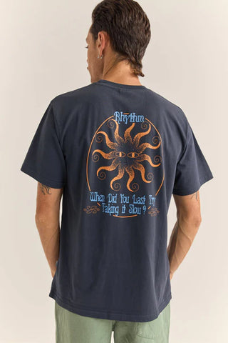 Sun Vintage Tee - Navy