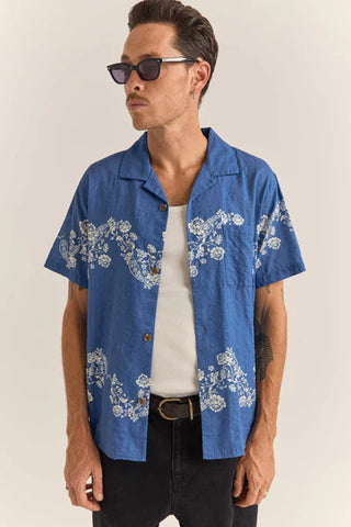 Shoreline SS Shirt - Vintage Blue