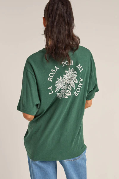 La Rosa Oversized Tee - Green