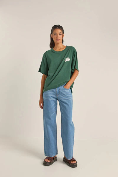 La Rosa Oversized Tee - Green