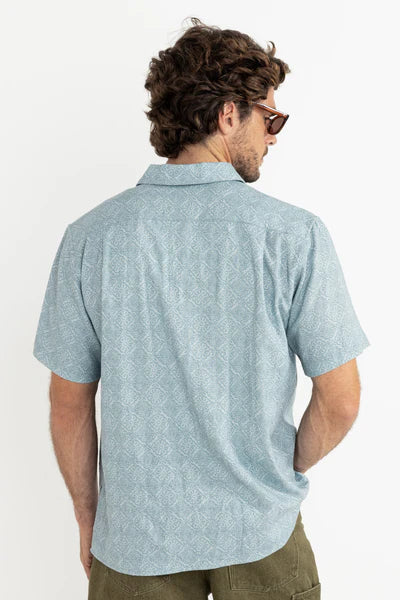 Tile SS Shirt - Blue