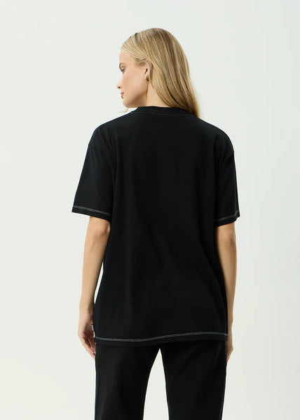 Have A Good Day Oversize Tee - Black