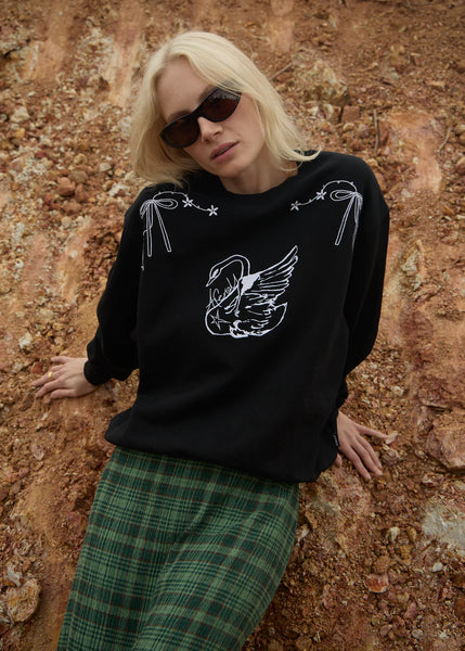 Cygnet Crew Neck Jumper - Black