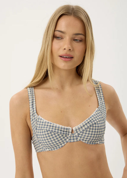Vice Bikini Top - Alpine Check