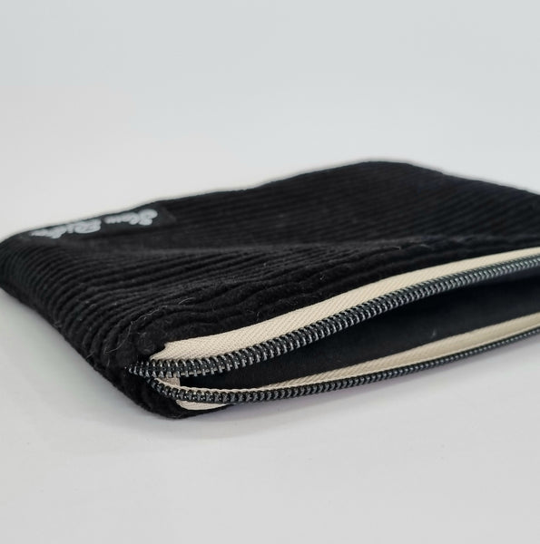 Cord Mini Clutch - Black