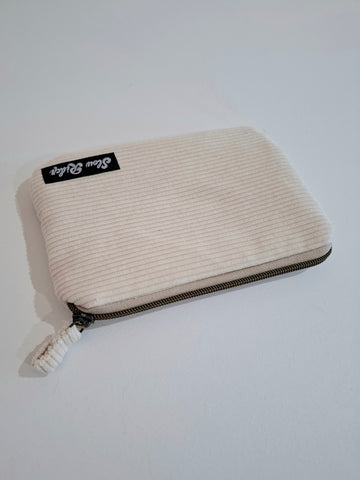 Cord Mini Clutch - Bone