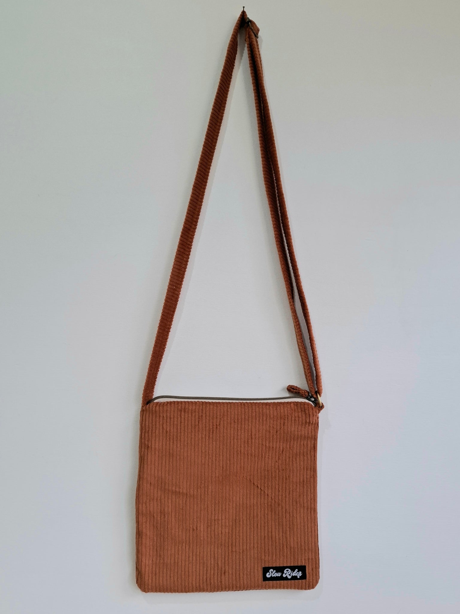 Cord Shoulder Bag - Rust