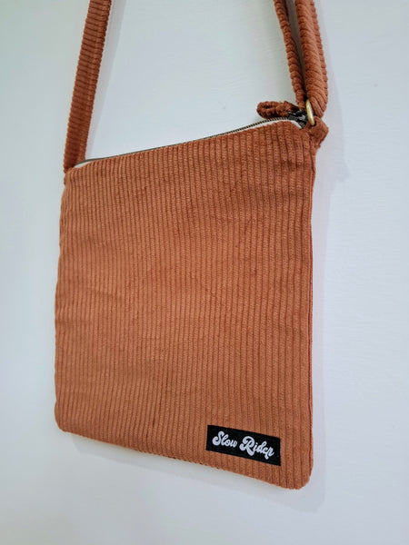 Cord Shoulder Bag - Rust