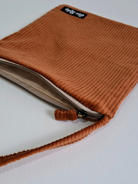 Cord Shoulder Bag - Rust