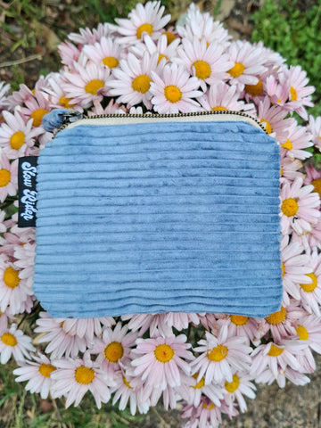 Cord Coin Pouch - Blue