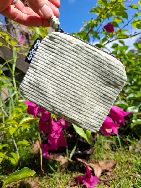 Cord Coin Pouch - Sage