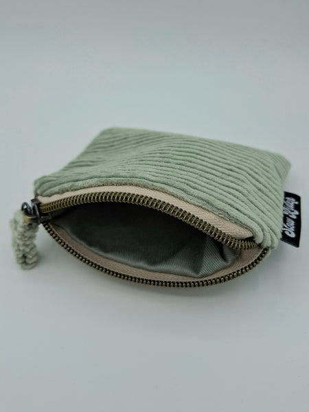 Cord Coin Pouch - Sage