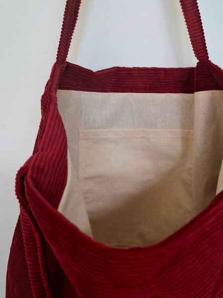 Yesterday Tote - Ruby Red