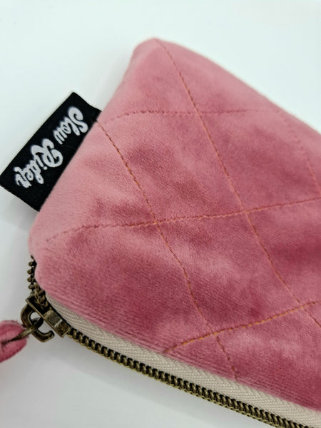 Velvet Coin Purse - Pink