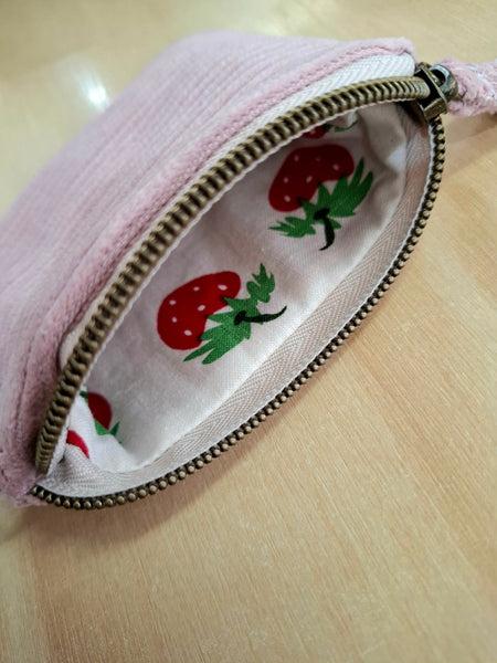 Cord Coin Pouch- Pink