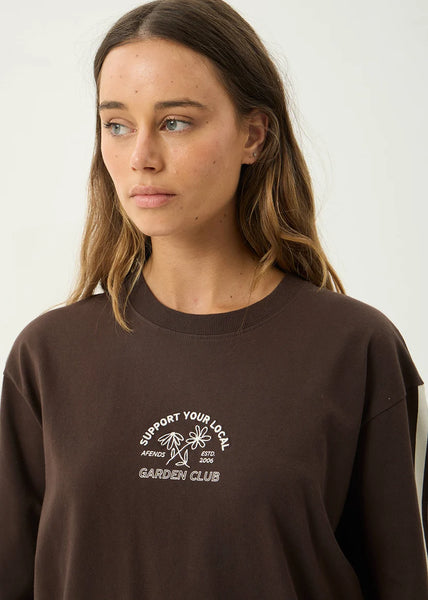 Community Garden LS Top - Coffee