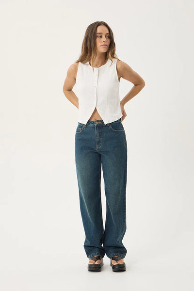 Lana Seersucker Top - Off White