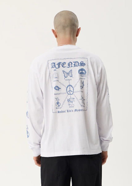 Spiritual Boxy LS Tee - White