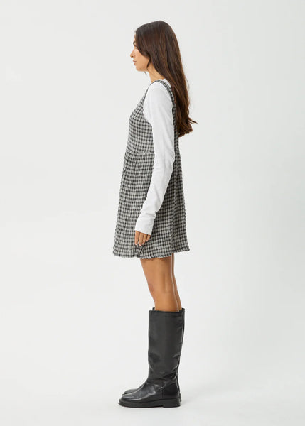 Asta Jesse Seersucker Dress - Steel Check