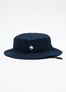 Flame Recycled Bucket Hat - Navy