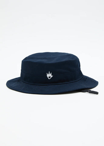 Flame Recycled Bucket Hat - Navy