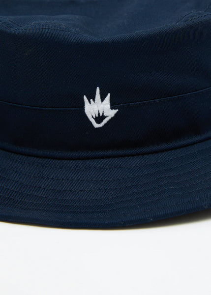 Flame Recycled Bucket Hat - Navy