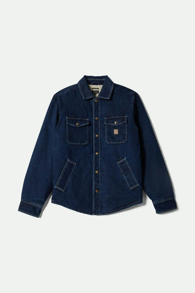 Durham Lined Jacket - Med Wash Denim
