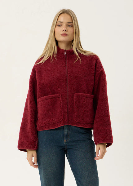 Berlin Reversible Jacket - Burgundy