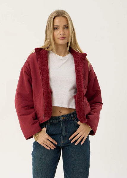 Berlin Reversible Jacket - Burgundy