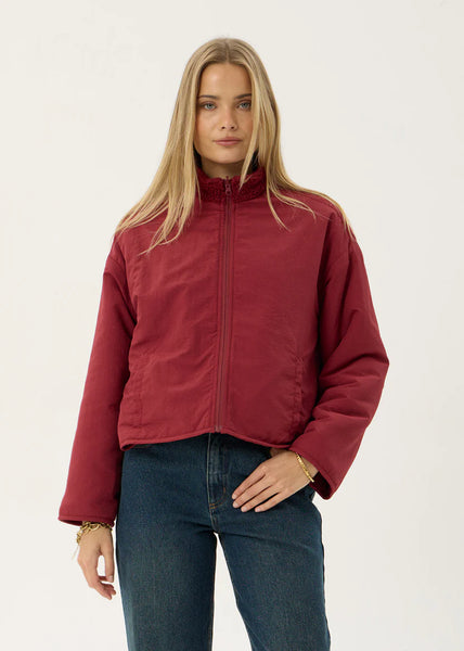 Berlin Reversible Jacket - Burgundy