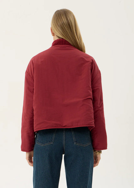 Berlin Reversible Jacket - Burgundy