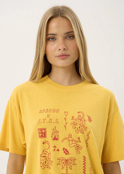 Holly Oversize Tee - Mango