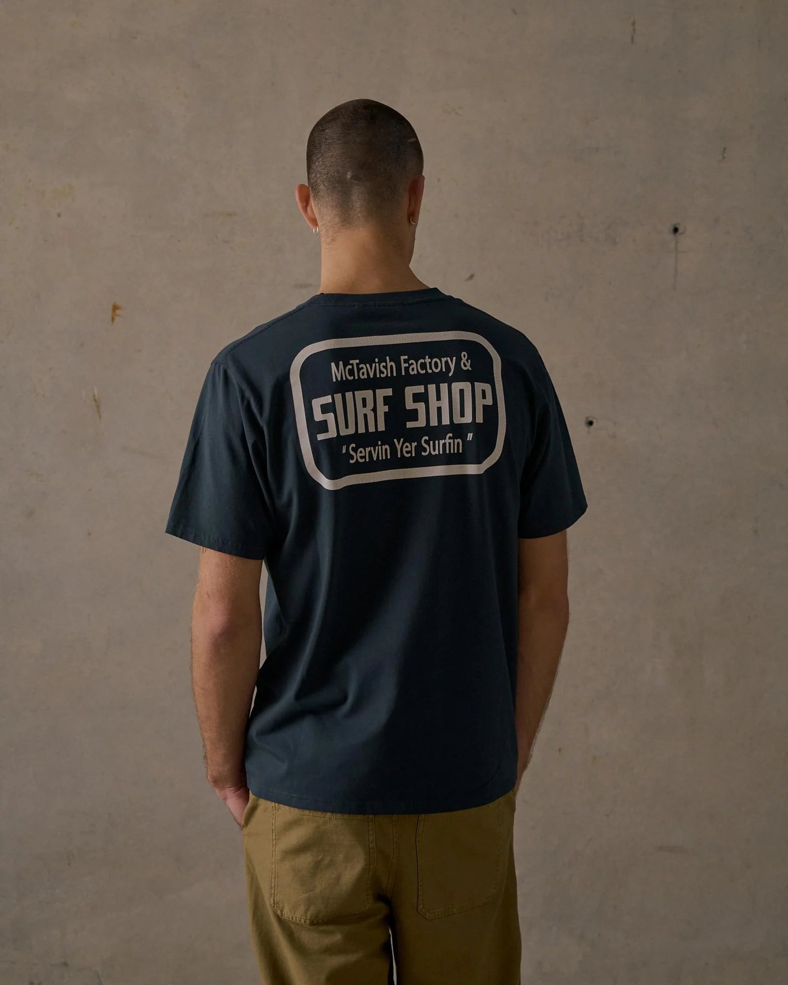 Surf Shop Tee - Dark Blue