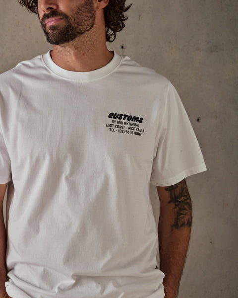 Warped Tee - White