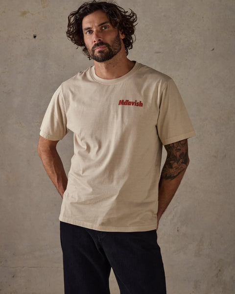 Glassers Tee - Light Tan