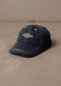 Stitched Diamond Cap - Dark Blue